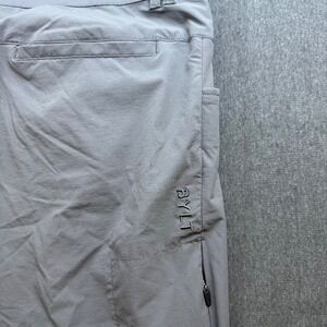 BYLT Mens Pants Grey Slim Fit Stretch Casual Performance Comfort Size 34